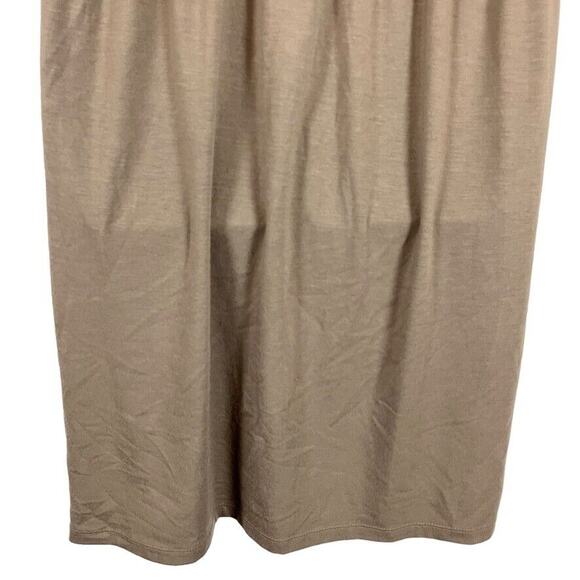 Ann Taylor Loft Taupe Brown Sleeveless Blouson Knit Casual Dress sz Medium M - Picture 13 of 16